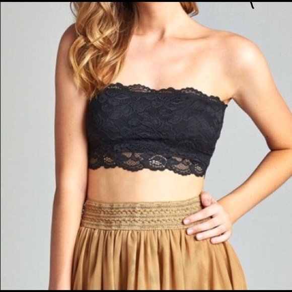 Lace bandeau bra - Picture 1 of 2